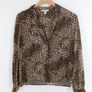 Topshop Button Down Long Sleeve Size 6